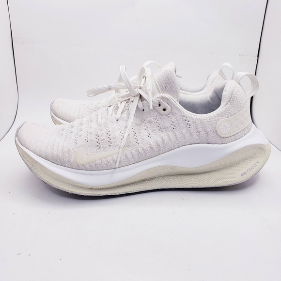 Nike ReactX Infinity Run 4 White Athletic Lace Up Running Shoes Women's Size 9.5 - Picture 4 of 12